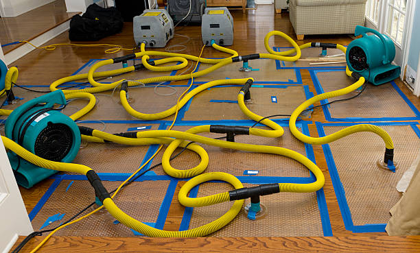 Professional Flood Damage Restoration technician working in South Portland, ME